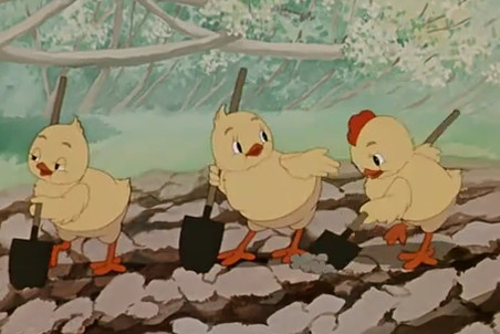 Кадр из мультфильма «Пирожок», 1956 год