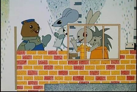 Кадр из мультфильма «Песенка мышонка», 1967 год