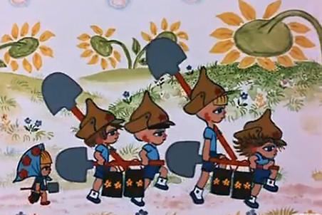 Кадр из мультфильма «Антошка», 1969 год