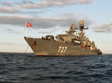 ВМС США снова обвинили российский корабль "Ярослав Мудрый" в "небезопасных" маневрах в Средиземном море